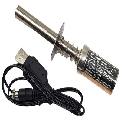NHX RC Glow Plug Igniter/Starter & USB Battery Charger : 1/10 1/8 Scale