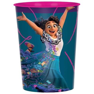 Amscan Encanto Plastic Cup - 16 Oz. | 1 Multicolor Kids Cup, Perfect Party Favor & Drinkware For Kids Birthday Party, Themed Event, Encanto Party Supply & More