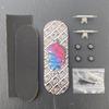 Yllo Simon Dee Complete 5 Ply Wood 100mm x 33mm Fingerboard with Upgraded 32mm Trucks, Lock Nuts, CNC Wheels view 2
