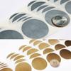 500 Silver & 500 Gold 1.5" Round Scratch Off Stickers 1,000 Stickers Total view 1