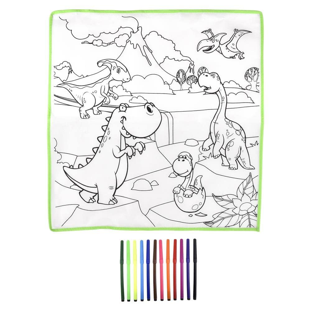 19.5" Dinosaur Washable Doodle MAT