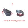 Lab Microscope Slides 2PCS Biological Stereo Microscope, Use Rubber Eye Guards Cylinder Eye Shield Cups Microscope Parts (Color : E) view 2