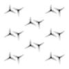 16PCS HQProp T3X2.5X3 Grey8CW+8CCW for FPV T-Mount Drone view 1
