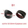 Lab Microscope Slides 2PCS Biological Stereo Microscope, Use Rubber Eye Guards Cylinder Eye Shield Cups Microscope Parts (Color : B1) view 2