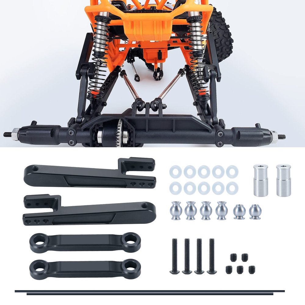 Que-T CNC Aluminum Anti-Sway Bar Swaybar Panhard for 1/10th RC Axial RBX10 AXI03005 Crawler Car