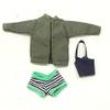 1/12 Scale Miniature Mathilda Outfit (Jacket, Top, Shorts) for 6" Female Body (Figure NOT Included) view 1