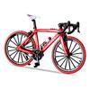 1:8 Scale Die-Cast Alloy Mini BMX Mountain Bike Finger Bicycle Model Toy Desktop Decoration Crafts for Cycling Lovers Bike Racers Athletes Children Boys and Girls (Red) view 1