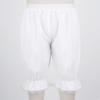 Agoky Kids Girls Classic Pantaloon Pettipants Victorian Pantaloons Halloween Carnival Party Costume Loose Lace Trim Bloomers White 13-14 view 3