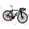 1:8 Scale Die-Cast Alloy Mini Mountain Bike Bicycle Model Toy Desktop Decoration Crafts for Cycling Lovers Bike Racers Athletes Children Boys and Girls (Black) view 2
