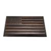 FixtureDisplays 12 X 7.5" Coin Display Military Challenge Coins Stand Holder Display Rack Wooden Army Collectible Poker Casino Chip Display Wood Stand, Holds 20-30 Coins Brown American Flag 10123-2D view 2
