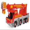 Simba 109252517 Fireman Sam Toy Crane (50 cm) 2-in-1 Rescue Vehicle (Car & Crane) for Children from 3 Years with Winch, Figure, Light & Sound (Including Batteries) view 2