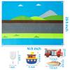 WATINC 35Pcs Vehicle Felt Story Board Set 3.5Ft Preschool Transportation Themed Storytelling Cars Train Trucks Planes Boats Early Learning Interactive Play Kit Wall Hanging Gift for Toddlers Kids view 2