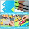 WATINC 35Pcs Vehicle Felt Story Board Set 3.5Ft Preschool Transportation Themed Storytelling Cars Train Trucks Planes Boats Early Learning Interactive Play Kit Wall Hanging Gift for Toddlers Kids view 3