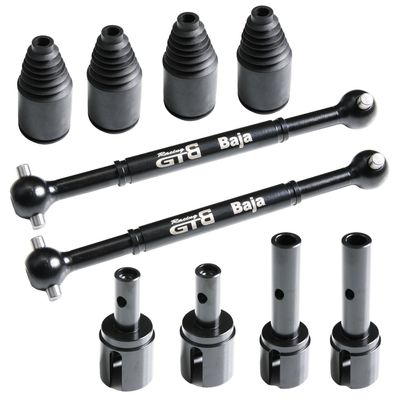GTBRacing Metal Steel Driveshaft Strengthen Dogbone with 5mm Pin for 1:5 RC Car Car 1/5 HPI Baja 5B ss 5sc