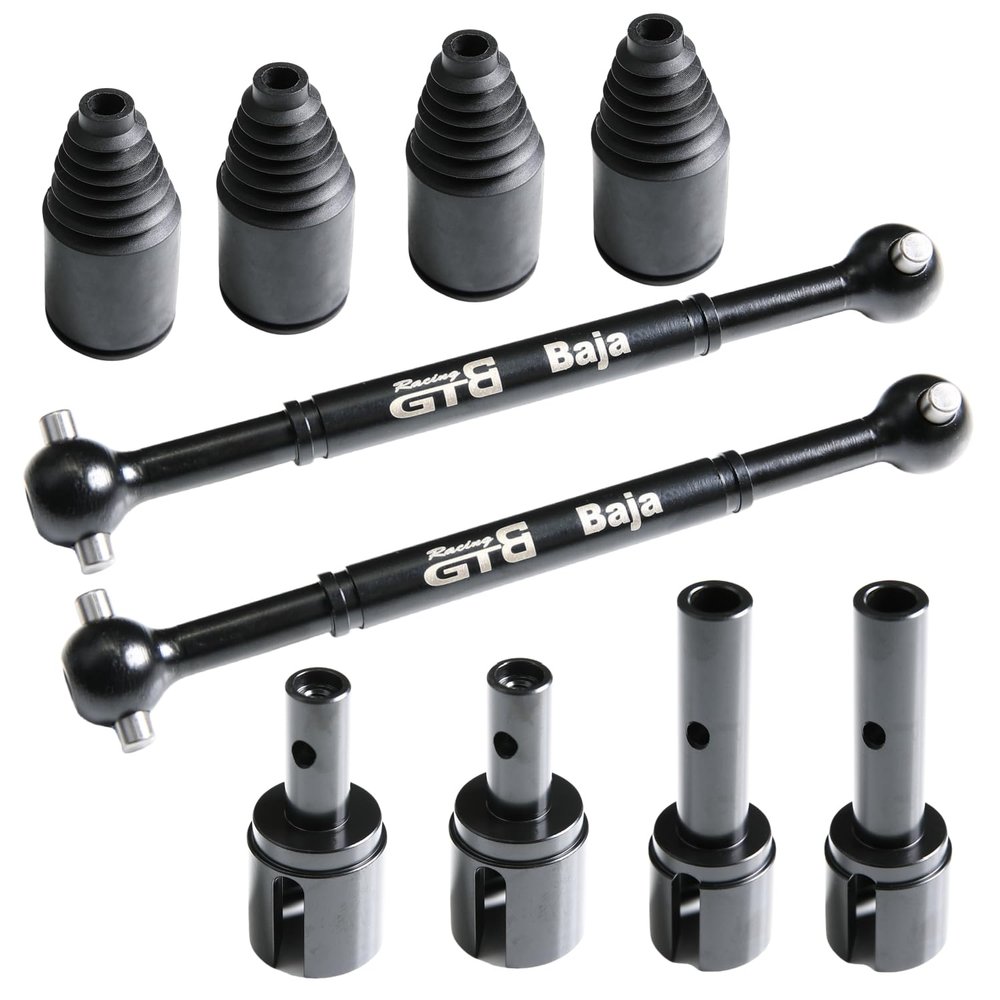 GTBRacing Metal Steel Driveshaft Strengthen Dogbone with 5mm Pin for 1:5 RC Car Car 1/5 HPI Baja 5B ss 5sc