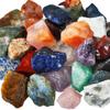 mookaitedecor Bundle - 2 Items: 1 lb Bulk Natural Raw Crystals Rough Stones & 7 PCS Indian Agate Crystal Polyhedral DND Dice Set for Home Decor view 3