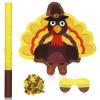 Sotiff Fall Thanksgiving Piata with Blindfold Bat and Confetti for Thanksgiving Autumn Party Favor Turkey Theme Carnival Decoration Party Game Carnival, 13.4 x 13 x 2.7 Inch view 1