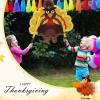 Sotiff Fall Thanksgiving Piata with Blindfold Bat and Confetti for Thanksgiving Autumn Party Favor Turkey Theme Carnival Decoration Party Game Carnival, 13.4 x 13 x 2.7 Inch view 2