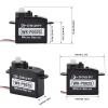 KPOWER P0025 2.5G Digital Micro Servo Motor Plastic Geared Motor Kit for RC Car Boat Robot, Mini Servos for Arduino Project Black view 3