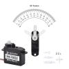 KPOWER P0025 2.5G Digital Micro Servo Motor Plastic Geared Motor Kit for RC Car Boat Robot, Mini Servos for Arduino Project Black view 4
