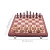 WDBB Chess Chess Set,Magnetic International Chess Shatter Resistant,Travel Portable Folding Set,15.1''/17.7'' Chess Puzzle Game Gifts for Chess Lovers and learners (Size : 15.1 * 15.1in) view 2