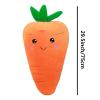 ASkinds Cartoon Carrot Plush Toy, 30inch Cute C arrot Shape Pillow Stuffed Carro t Toy Soft Doll for Boys Girls view 3