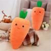 ASkinds Cartoon Carrot Plush Toy, 30inch Cute C arrot Shape Pillow Stuffed Carro t Toy Soft Doll for Boys Girls view 4