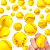 36 Pieces Mini Softball Senior Night Stress Ball Baseball Sports Foam Squeeze Balls Party Favor Tiny Baseball Toy for Stress Anxiety Relief team Party Bag Gift Fillers School Carnival Reward Ball Game view 1