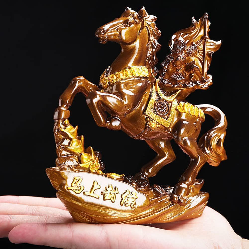 XIALON 13.5cm Color Changing Horse Tea Pet Ornaments Tea Table Creative Tea Play Kung Fu Tea Set