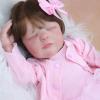 YIHANGG 50cm Sleeping Reborn Baby Doll Realistic 3D-Paint Skin with Visible Veins 20 Inch Eyes Closed Toddler Doll Soft Silicone Girl Toy Like Real Art Doll Dress Up view 3