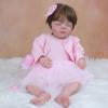 YIHANGG 50cm Sleeping Reborn Baby Doll Realistic 3D-Paint Skin with Visible Veins 20 Inch Eyes Closed Toddler Doll Soft Silicone Girl Toy Like Real Art Doll Dress Up view 4