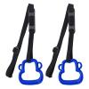 Kids Plastic Gymnastic Rings, 331lb Capacity Plastic Adjustable Straps Gymnastic Rings Pull Up Rings Buckle Straps Pull Up Exercise Rings Non-Slip Rings Olympic Rings Workout Strength Training(Blue) view 1