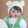 YIHANGG Realistic 3D Skin Reborn Baby Doll 24inch Soft Silicone Newborn Doll with Visible Veins 60cm Toddler Princess Toy Girl Dress Up Kids Birthday view 3