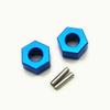 Wheel Hex with Pin for Losi Mini-T 2.0 Mini-B LOS212011 Aluminum 2pcs Blue view 2