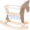 Small Foot Rocking Horse with Seat Ring, Handles and Backrest Included, Natural Colours, Item 12291 Toy, Multi-Colour view 2