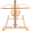 Small Foot Rocking Horse with Seat Ring, Handles and Backrest Included, Natural Colours, Item 12291 Toy, Multi-Colour view 3