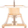Small Foot Rocking Horse with Seat Ring, Handles and Backrest Included, Natural Colours, Item 12291 Toy, Multi-Colour view 4