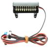 Apex RC Products 20 LED 55mm Black Aluminum Light Bar - Compatible with Traxxas, Redcat, ECX, AMP & More RC Vehicles - Super Bright LED Lights - 6V - Black Lens view 4