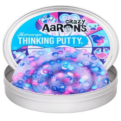 Crazy Aaron's Thinking Putty - Horoscope - Sensory Putty for Kids and Grown ups in a 4" Tin - Creative and Endless Fun, Stress Relief Therapy Toys, Never Dries Out - Made in USA