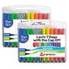 The Pencil GripMagic Stix Triangular Markers, Bullet Tip, 24 Colors/Pack, 2 Packs (TPG397-2) view 1