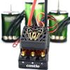Castle Creations Copperhead 10 Brushless ESC / 1412-2100KV 5mm Sensored Motor Combo, CSE010016615, Black, Green view 1