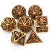 Dungeons and Dragons Dice DND Dice Set D and D dice Set D20 MTG Metal Dice Set Hollow Polyhedral Dice Role Playing Dice with Octopus Motifs for Dungeons and Dragons RPG Table Games view 1