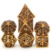 Dungeons and Dragons Dice DND Dice Set D and D dice Set D20 MTG Metal Dice Set Hollow Polyhedral Dice Role Playing Dice with Octopus Motifs for Dungeons and Dragons RPG Table Games view 4