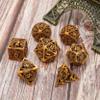 DND Dice Set Metal Dice Dungeons and Dragons Dice Gift Polyhedral Dice Set Role Playing Dice D20 Hollow Polyhedral Dices Sets for Dungeons and Dragons RPG MTG Table Games view 2