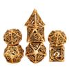 DND Dice Set Metal Dice Dungeons and Dragons Dice Gift Polyhedral Dice Set Role Playing Dice D20 Hollow Polyhedral Dices Sets for Dungeons and Dragons RPG MTG Table Games view 4