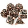 DND Dice Set Metal Dice Dungeons and Dragons Dice Gift Polyhedral Dice Set Role Playing Dice D20 Hollow Polyhedral Dice Set for Dungeons and Dragons RPG MTG Table Games view 1
