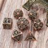 DND Dice Set Metal Dice Dungeons and Dragons Dice Gift Polyhedral Dice Set Role Playing Dice D20 Hollow Polyhedral Dice Set for Dungeons and Dragons RPG MTG Table Games view 2