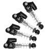 MRC SCX24 Shocks Aluminum Shock Absorber Damper Set for 1/24 Axial RC SCX24 Deadbolt C10 Betty Gladiator Bronco (Black) view 2