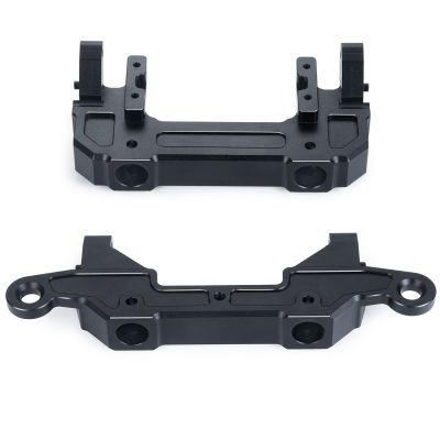 Que-T 1 Set Front Rear Bumper Mount for 1/6 Axial SCX6 AXI05000 RC Upgrade Parts Accessories