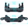 Que-T 1 Set Front Rear Bumper Mount for 1/6 Axial SCX6 AXI05000 RC Upgrade Parts Accessories view 2